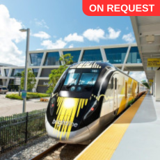 BRIGHTLINE TRAIN - (SAÍDAS DE MIAMI PARA ORLANDO)